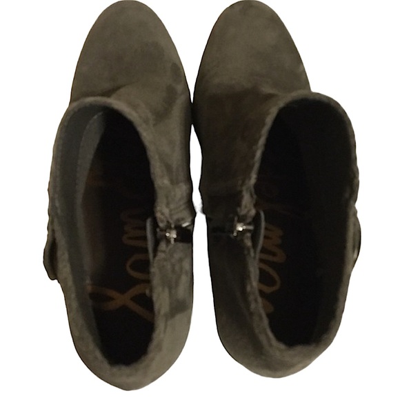 Sam Edelman Gray Ankle Boots - Picture 3 of 6